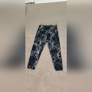 Calvin Klein Black and White Patterned Leggings